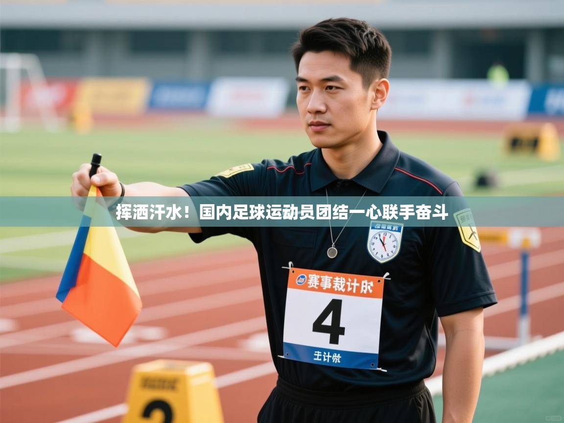 挥洒汗水！国内足球运动员团结一心联手奋斗