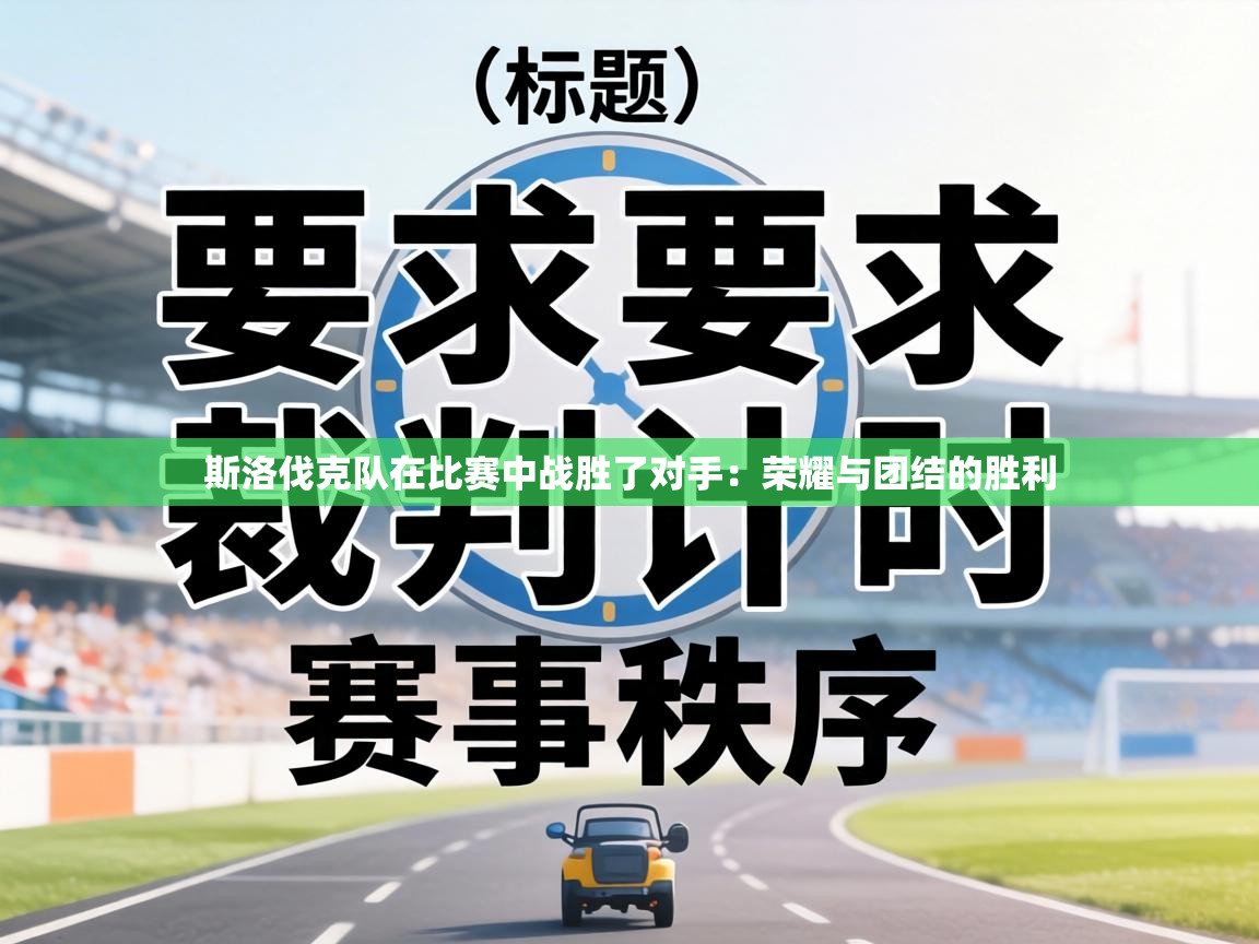 斯洛伐克队在比赛中战胜了对手：荣耀与团结的胜利